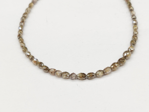 Perles de diamant Champagne en gros en vrac perles à facettes pour la fabrication de bijoux fabricant indien naturel en vrac en gros - Product Image 3