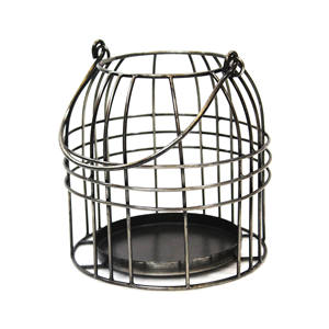 Handmade Classic <b>Black</b> & Copper Metal Wire <b>Lantern</b> Hanging Decor for Home Birthday Occasions Multi-Purpose <b>Candle</b> Holders Jars - Product Image 3