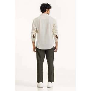 T-shirt Homme Slim Fit Polo MN-PSH-WS25-023 en Spandex Anti-Plis de Haute Qualité, Confortable, à Rayures, Couleur Foncée - Product Image 3