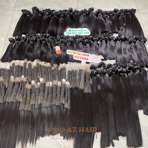 Extensiones de cabello humano vietnamita de la mejor calidad, Color negro Natural, longitud personalizada, paquetes de trama de máquina - Product Image 6