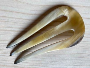Polished Finish Buffalo Horn <b>Hair</b> <b>Pins</b> <b>for</b> Women's Ox Horn <b>Hair</b> Styling Stick Natural Accessory - Product Image 5