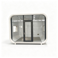 Maison Modulaire Préfabriquée Avancée Apple Cabin House, Structure Modulaire, Résistante au Vent et à l'Eau, Villa de Vacances, Hébergement, Maison Capsule Modulaire