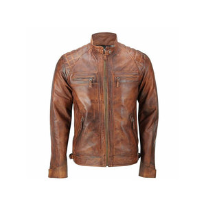 Leather Motorcycle <b>Jacket</b> Leather <b>Racer</b> Black Leather <b>Jacket</b> for Men - Product Image 5