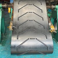 Nuevo Transportador de Cinta de Goma Ajustable de Alta Resistencia con Clavos Tipo Cuerno de Toro, Clasificación 315/3, 8mm de Grosor, 3 Capas, Resistente al Aceite para Minería