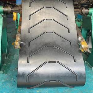 Nouvelle bande transporteuse en caoutchouc robuste à chevrons, à picots en forme de corne de taureau, indice de résistance 315/3, épaisseur 8 mm, 3 plis, résistante à l'huile, pour l'exploitation minière, la construction et les travaux en vrac - Product Image 4