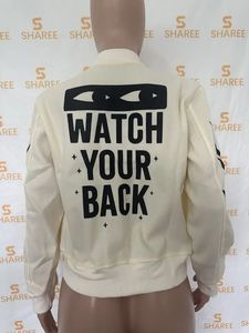 Chaqueta Varsity de Lana Personalizada de Fábrica para Mujer, Chaqueta Letterman de Lana con Mangas Bordadas con Letras, Chaqueta Colegial Estilo Streetwear - Product Image 4