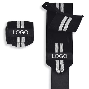 Envolturas de soporte de muñeca de algodón sublimado personalizado para Fitness levantamiento de pesas gimnasio entrenamiento culturismo con logotipo personalizado - Product Image 2