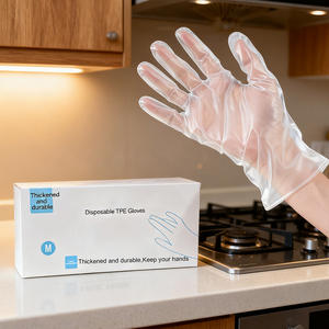Водостойкие одноразовые бытовые перчатки из плотного материала для кейтеринга - Product Image 1