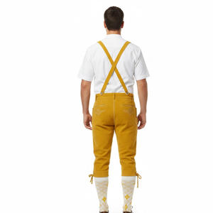 กางเกงขาสั้นสไตล์เยอรมันกางเกงขาสั้นผ้านิ่มน้ำหนักเบาปักลายแห้งเร็วระบายอากาศออกแบบโลโก้ได้ตามต้องการ - Product Image 2