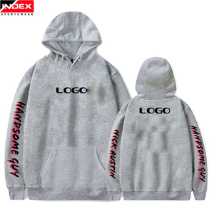 เสื้อมีฮู้ดสำหรับผู้ชายผ้าคอตตอนพิมพ์ลายพัฟทำจากโพลีเอสเตอร์แบบแห้งเร็ว - Product Image 5