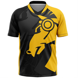 เสื้อผ้ากีฬาอี-สปอร์ตสำหรับผู้ชายเสื้อคอโปโลพิมพ์ซับลิเมชันผ้าโพลีเอสเตอร์ - Product Image 4