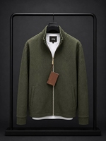 Veste d'hiver matelassée blanche pour homme, imperméable, avec fermeture éclair, couleur unie, chaude, pour l'extérieur et le quotidien