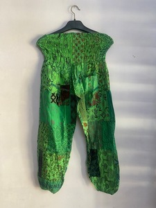 Sarouel patchwork unisexe toutes saisons avec poches Baggy vêtements de festival d'été pour femmes hommes pantalons longs d'été pour dames - Product Image 3