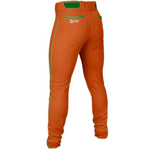 Pantalon de baseball rayé de haute qualité pantalon de baseball d'équipe personnalisé en gros pour hommes femmes pantalon d'équipes de baseball - Product Image 3