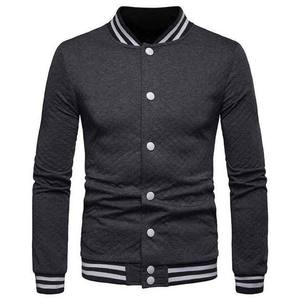 Chaqueta Varsity de Béisbol Personalizada para Hombre, Manga Larga, Estilo Urbano, Impermeable, Resistente al Viento, con Logotipo y Color Personalizados, de Lana - Product Image 6
