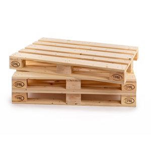 พาเลทไม้มาตรฐานยุโรป EPAL ขนาด 1200x1000 มม. แบบเข้าได้ 4 ทาง รับน้ำหนักได้ 20 กก. สำหรับขนส่งสินค้า - Product Image 3