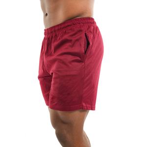 Short de jogging respirant pour hommes avec poche pour téléphone Motif solide et logo personnalisé Short en maille pour hommes de créateur personnalisé OEM 2023 - Product Image 3