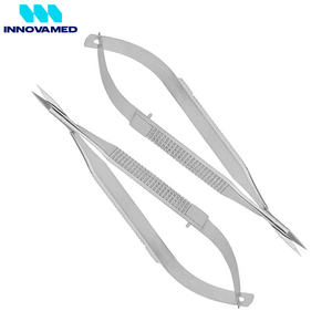 Ciseaux à ressort micro-précision en acier inoxydable couleur argent pour broderie, couture et soin des ongles avec pointe de lame tranchante - Product Image 3