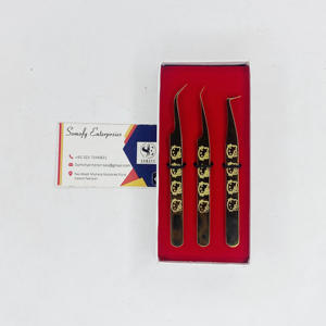 Hot Picks Nueva llegada Gold Kitty Pinzas para pestañas Top Trend Diseño popular con material de acero inoxidable sostenible - Product Image 4