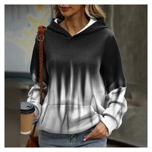 Sweat à capuche femme décontracté à manches longues sweat à capuche léger dégradé 3d imprimé sweat femme chaud Street Wear sweat surdimensionné nouveau - Product Image 6