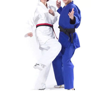 ชุดยูโดสำหรับทุกเพศพร้อมเข็มขัดหลากสีผ้าฝ้ายโพลีเอสเตอร์ชุดศิลปะการต่อสู้ที่ดีที่สุด - Product Image 2