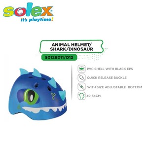 Casque de sport d'action en PVC, motif animal, requin, dinosaure - Product Image 4