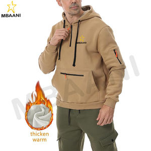 <b>Men's</b> <b>Fleece</b> Hoodie Sweatshirts Athletics Workout Long Sleeve <b>Quarter</b> <b>Zip</b> Pullover Hoodies With Pockets - Product Image 4