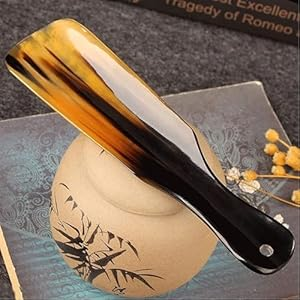 ฮอร์นรองเท้าวัวแท้แบบปรับแต่งได้แต่งโลโก้ได้ตามต้องการมีสลักโลโก้ตามต้องการแบบธรรมชาติขนาด3 -18นิ้ว - Product Image 2