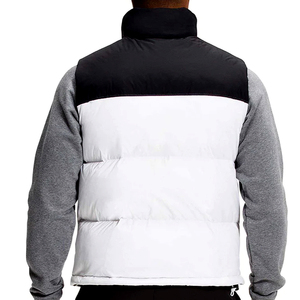 Taille personnalisée à capuche hiver hommes sans manches veste bouffante respirant sans manches veste à séchage rapide vêtements d'extérieur d'hiver veste sans manches - Product Image 3