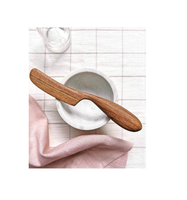 Set Pisau Keju Kayu Ramah Lingkungan Berkualitas Premium dengan Desain Modern, Finishing Cermin, Laci Geser Magnetik, Peralatan Makan Buatan Tangan