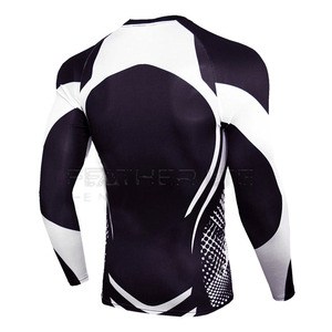 ชุดแรชการ์ดสำหรับผู้ชายขายดีที่สุดในปี 2024 สำหรับการชกมวย - ดีไซน์ด้านหน้าปรับแต่งได้ ชุดกีฬาสำหรับผู้ใหญ่ - Product Image 2