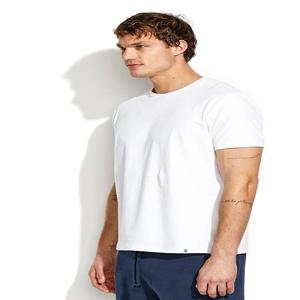 Camiseta de algodón orgánico personalizada para hombre de calidad superior 100% tejido de punto ajuste perfecto para cualquier ocasión - Product Image 1