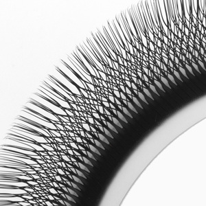 Extensiones de pestañas rizadas 4D prefabricadas de seda de alta calidad, sin efecto de volumen azulado o verdoso, suministro del proveedor - Product Image 4