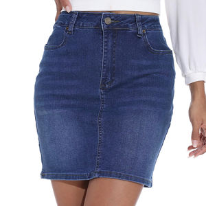 Offre spéciale, jupe en jean pour femme, tenue décontractée, nouveau design, taille adulte, taux de gros respirant, jupe en jean pour femme sur mesure - Product Image 3