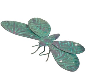 Magnifique décoration d'intérieur et de jardin multifonctionnelle en fer forgé, motif papillon coloré, style Art déco - Product Image 3