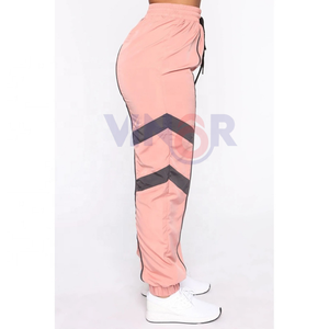 ชุดวอร์ม2ชิ้นของผู้หญิงผ้าไนลอนกันลมมีซิปมีฮู้ดน้ำหนักเบากันลมแห้งเร็ว - Product Image 4