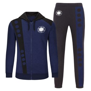 Ensemble de survêtement unisexe 2026 XL/XXL personnalisable pour l'entraînement sportif hivernal, imprimé, respirant, en polaire réversible avec fermeture éclair et logo - Product Image 6