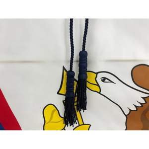 Cordón para Bandera Trenzado Azul de 108 Pulgadas USA TOP FLAGSINC, Accesorio Elegante y Duradero para Exhibición en Interiores - Product Image 1