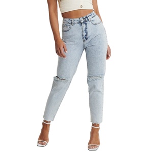 กางเกงยีนส์แฟชั่นสำหรับผู้ชายผ้ายืดทรงปกติระบายอากาศได้ดี - Product Image 1