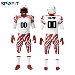 Uniforme de football américain sur mesure, nouveau design, vente en gros, uniforme de football américain respirant, confortable et à séchage rapide - Product Image 4
