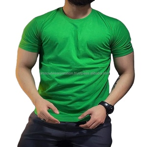 100% algodón liso camiseta de gran tamaño peso pesado con estampado de logotipo personalizado para hombres tela de punto sólido - Product Image 3