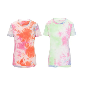T-shirt Tie-Dye d'été avec logo personnalisé T-shirts décontractés avec logo personnalisé pour femmes T-shirt pour hommes Livraison DDP - Product Image 6
