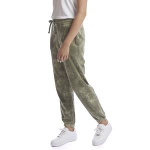 กางเกงวอร์มผ้าฟลีซหนาน้ำหนักเบา ซักย้อมสไตล์วินเทจ สำหรับผู้หญิง ผ้าฝ้าย 100% 440gsm ไซส์พลัส ทรงตรง ขากว้าง - Product Image 2