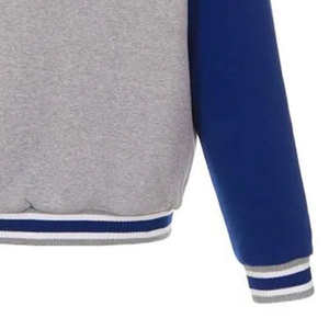 Veste universitaire pour homme, style streetwear, col montant, personnalisable, hiver, de haute qualité - Product Image 4