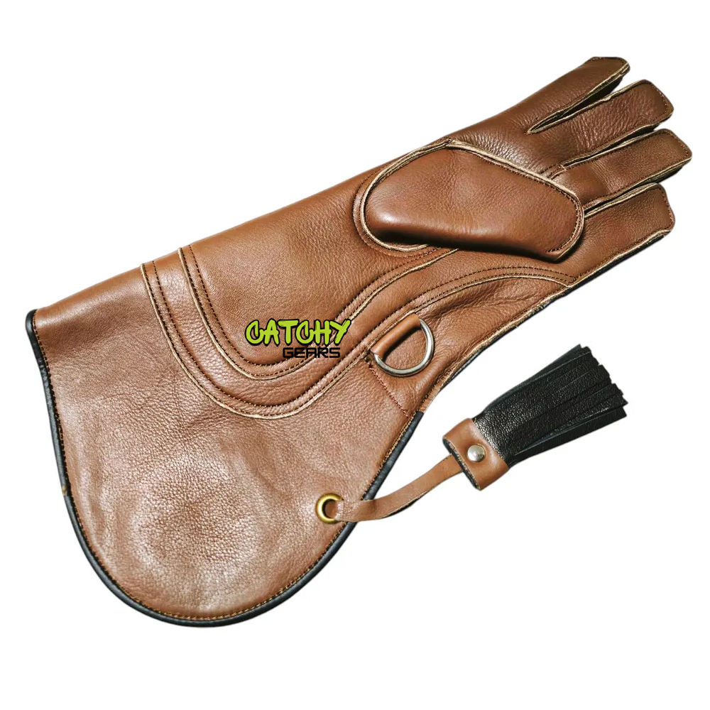 Brown Leather Gloves