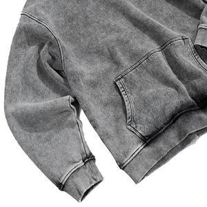 Dernier modèle de vente en gros de pulls à capuche délavés à l'acide pour hommes meilleure qualité à prix abordable pulls à capuche délavés à l'acide pour hommes manches longues - Product Image 5
