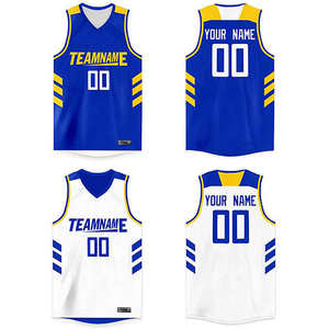 Camiseta de Baloncesto Reversible Personalizada para Hombre y Jóvenes, Uniformes de Equipo de Doble Cara, Diseño de Camiseta sin Mangas de Malla de Doble Capa con Nombre y Número - Product Image 4