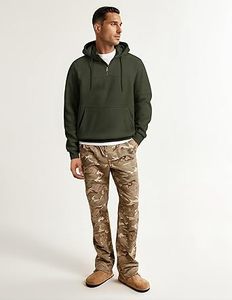 Sudaderas Casuales de Invierno para Hombre, Color Sólido, 100% Algodón, Felpa, Corte Regular, Transpirable, Ecológico, Ropa de Moda - Product Image 6