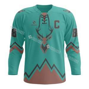 Jersey de hockey sobre hielo profesional hecho a medida diseño único equipo uniforme de hockey desgaste al por mayor conjuntos estilo - Product Image 5
