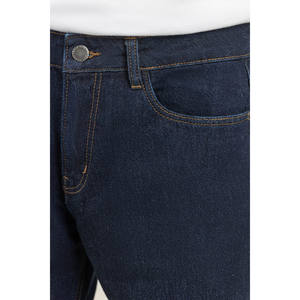 กางเกงยีนส์ทรงสลิมฟิต สโตนวอช วินเทจ ทรงดินสอ ขากว้าง ปักลาย กางเกงทรงดินสอสีฤดูหนาว MN-JNS-WS25-004 - Product Image 6